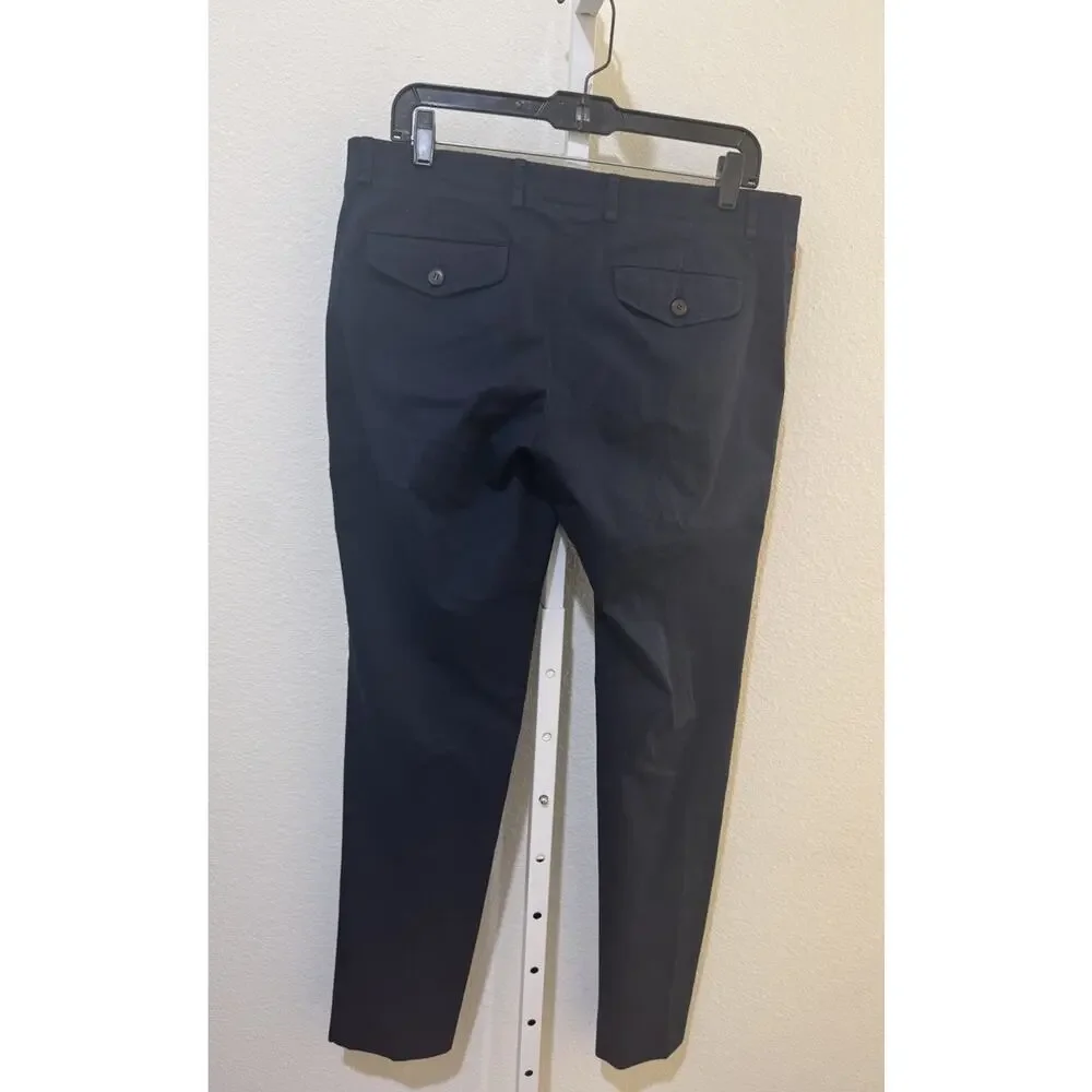 Gucci Men Riding Pants Navy Blue Cotton Blend Size 50 R Italy Size 34 US ITALY
